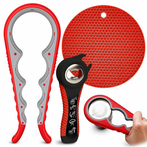 Rubber Jar Gripper Set